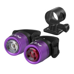 Set osvětlení dobíjecí KLS IO USB set, purple