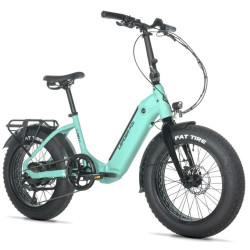 E-BIKE 20" CODY-3, FOLDING BIKE, GREEN LIGHT (REAR MOTOR)