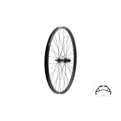 Zapletené koleso zadné KLS ASESINO 25 DSC MS R, 27,5", black
