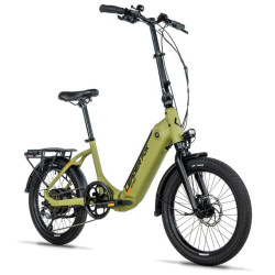 E-BIKE 20" TIFTON-2, FOLDING BIKE, ARMY GREEN (REAR MOTOR)
